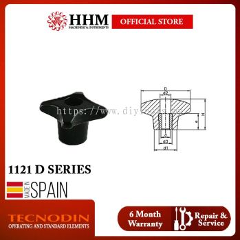 TECNODIN DIN 6335 Forma D With Smooth Through-Hole Insert 1121 Series