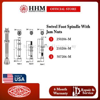 DESTACO Swivel Foot Spindle With Jam Nuts