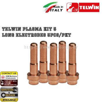 TELWIN KIT 5 LONG Electrodes Plasma Cutting Accessories 5pcs / pkt (802078)