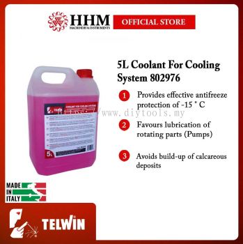 TELWIN 5Liter Coolant For Cooling System (802976)