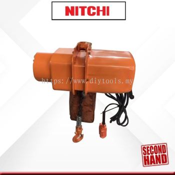 [CLEARANCE SALE] NITCHI Electric Chain Hoist (500kg) - EC-3M [SECOND HAND]