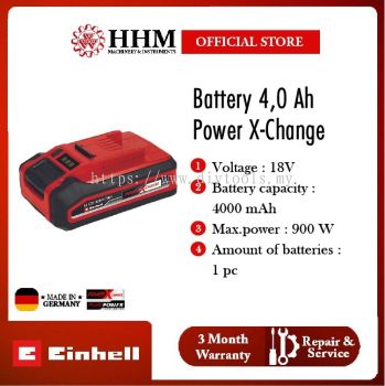 EINHELL 18V 4.0Ah Power-X-Change Plus