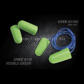 UVEE Safety Disposable Foam Earplug with cord 6610C