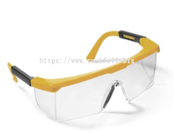 Yellow Frame Safety Goggles (Clear/ Smoke)