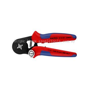 Self-Adjusting Crimping Pliers For Wire Ferrules