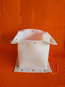 Silicone Flexible Joint (Square with Flange)