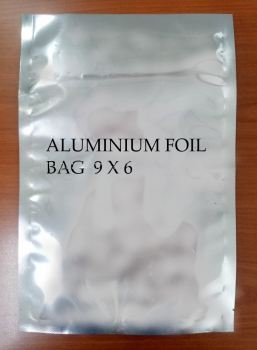 ALUMINIUM FOIL ZIPPER BAG 9 X 6
