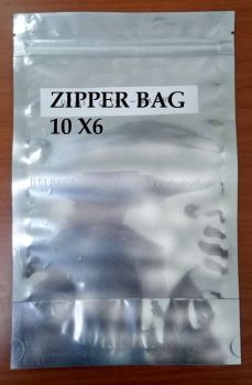 ALUMINIUM ZIPPER BAG (10x6)