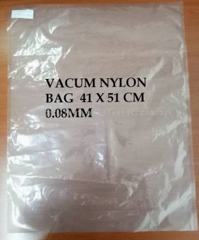VACUM NYLON BAG 41 X 51 CM X 0.08MM