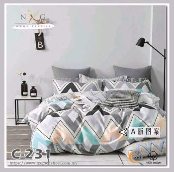 C231 - 100% Cotton King/Queen Comforter Set