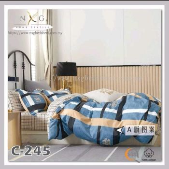 C245 - 100% Cotton King/Queen Comforter Set