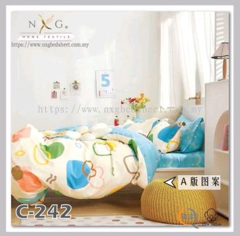 C242 - 100% Cotton King/Queen Comforter Set
