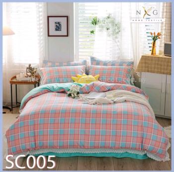 NXG 100% Cool Silk King 5in1 with Comforter
