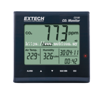 EXTECH CO100 Desktop Indoor Air Quality CO2