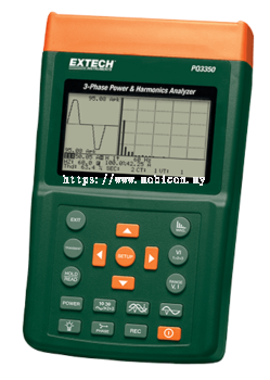 EXTECH PQ3350 : 3-Phase Power & Harmonics Analyzer