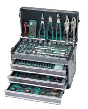 PRO'SKIT HW-612401M 124PCS 6.3MM-12.7MM DRIVERSOCKET TOOL SET