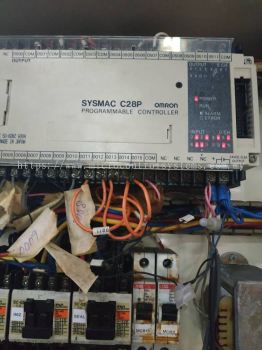 omron sysmac c23p plc repair, trouble shooting and program