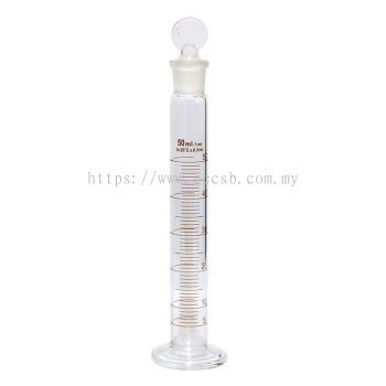 Measuring Cylinder, with Stopper (Brand: HMBG)