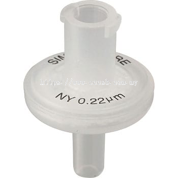 Nylon Syringe Filter, Non-sterile, 100/PK (Brand: Membrane Solutions)