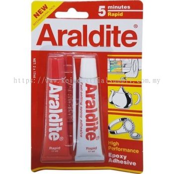 ARALDITE Rapid 5 Minutes Epoxy Adhesive Glue (Red White) 2x15ml