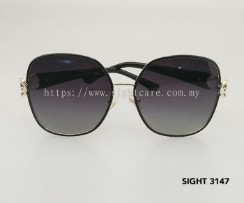 SIGHT 3147-BLACK/GOLD-GREY 2 TONE LENS 