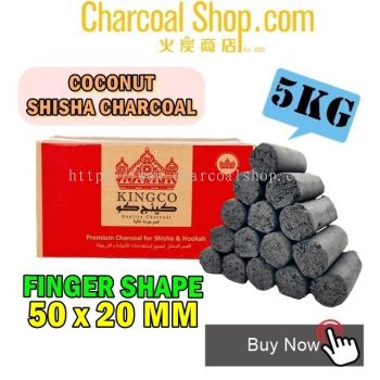 CHARCOAL BBQ ARANG KAYU ��̿ (5kgs - Hookah Shisha Coconut Charcoal Arang Kelapa �C Finger)