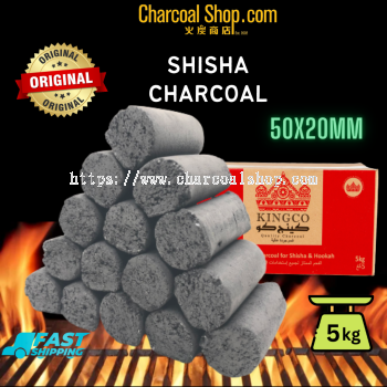 CHARCOAL BBQ ARANG KAYU ̿ (5kgs - Hookah Shisha Coconut Charcoal Arang Kelapa C Finger)