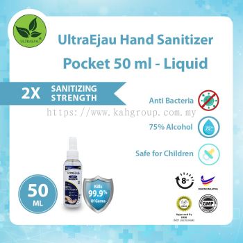 UltraEjau Hand Sanitizer Pocket 50ml - Liquid