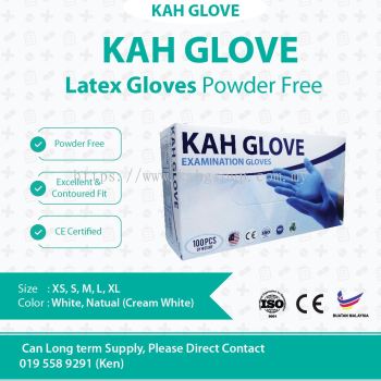 KAH Glove Latex Glove @ CE Certified