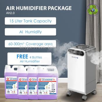 Air Humidifier 2.0 @ Free 4 Bottle Air Humidifier Disinfectant