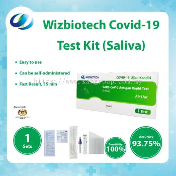 Wizbiotech Saliva Covid-19 Test Kit @ Accuracy 93.75%