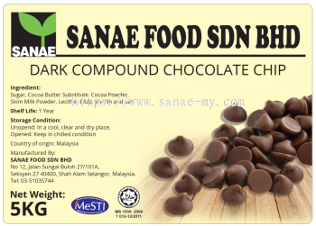 Dark Compound Chocolate Chip
