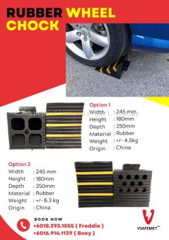 Wheel Chocks Heavy Duty Extra Large Industrial Rubber Wheel Chock Blocks w/Handle Reflective Strips for Travel Trailer Hauler Truck Fire Truck Commercial Vehicle