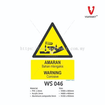 VSAFEMKT - WS 046 - AMARAN Bahan Mengakis
