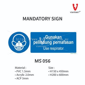 MS 056 - Gunakan pelindung pernafasan