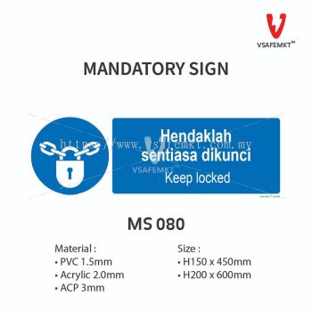 MS 080 - Hendaklah sentiasa dikunci-80