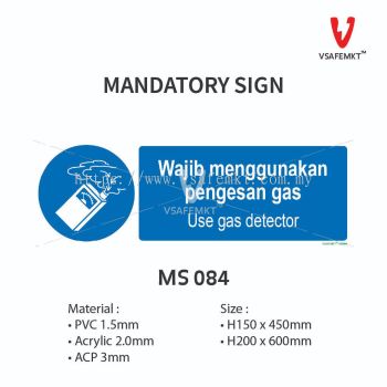 MS 084 - Wajib menggunakan pengesan gas-80