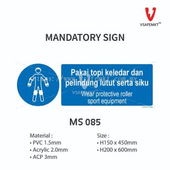 MS 085 - Pakai topi keledar dan pelindung lututu serta siku-80