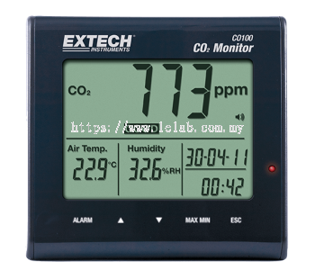 Extech CO100 Desktop Indoor Air Quality CO&#8322;