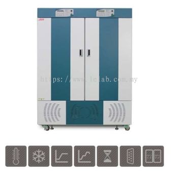 Two x 250L Dual Chamber Refrigerated Incubator