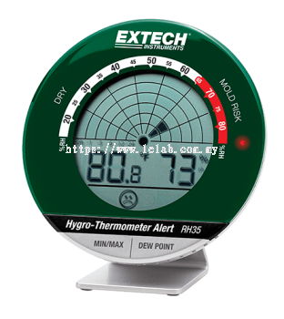 Extech RH35 Desktop Hygro-Thermometer Alert
