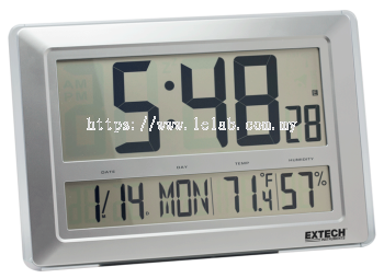 Extech CTH10A Digital Clock/Hygro-Thermometer