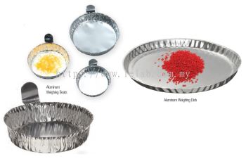 ALUMINUM WEIGHING BOATS AND ALUMINUM WEIGHING DISHES