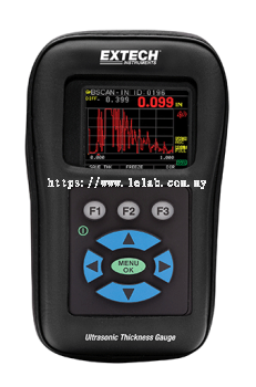 Extech TKG250 Digital Ultrasonic Thickness Gauge/Datalogger with Color Waveform