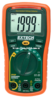 Extech EX320 8 Function Mini MultiMeter + Non-Contact Voltage Detector