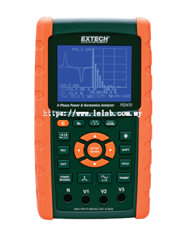 Extech PQ3470 3-Phase Graphical Power & Harmonics Analyzer/Datalogger