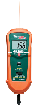 Extech RPM10 Photo/Contact Tachometer with built-in InfraRed Thermometer