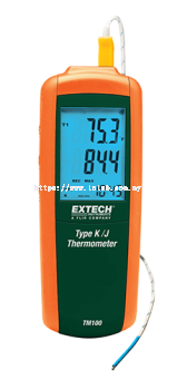 Extech TM100 Type K/J Single Input Thermometer