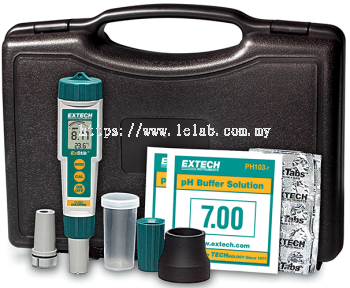 Extech EX800 ExStik® 3-in-1 Chlorine, pH, Temperature Kit
