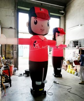 INFLATABLE CALTEX PUPPET WITH BLOWER 